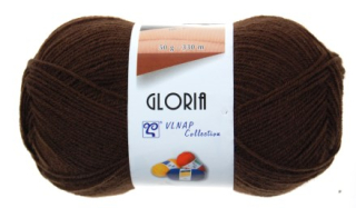 Gloria 51191 tmavě hnědá 