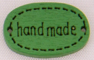 Hand Made 19x12mm zelená