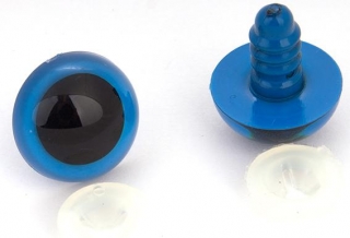 Bezpečnostní oči 18mm modré 2ks