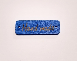 Hand Made 30x10mm modrá 