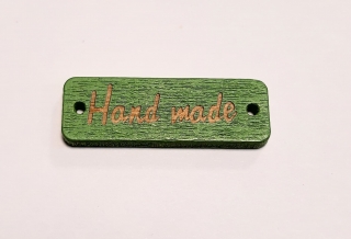 Hand Made 30x10mm zelená