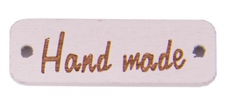 Hand Made 30x10mm bílá 