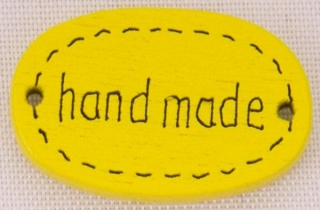 Hand Made 19x12mm žlutá