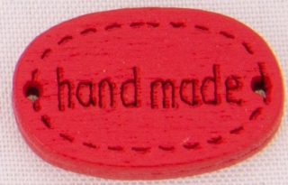 Hand Made 19x12mm červená