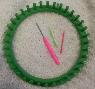 Pletací kruh Ø24cm zelený  