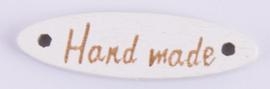 Hand Made 28x8mm bílá