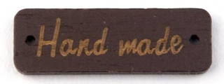 Hand Made 30x10mm hnědá 