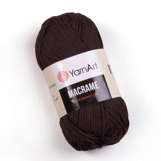 Macrame 157 tmavě hnědá