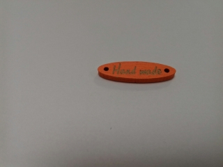 Hand Made 28x8mm oranžová 