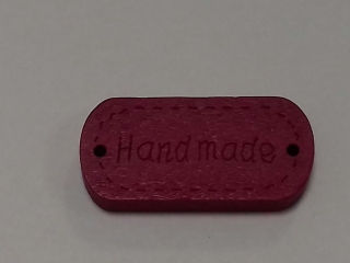 Hand Made 25x11mm fuchsiová