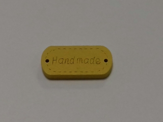 Hand Made 25x11mm žlutá