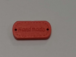 Hand Made 25x11mm oranžová 