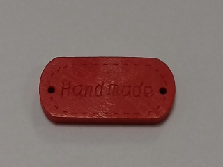 Hand Made 25x11mm červená