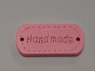 Hand Made 25x11mm růžová 