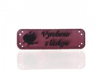 Hand Made koženka starorůžová klubko