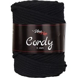 Cordy 5mm 8001 černá