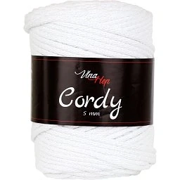 Cordy 5mm 8002 bílá