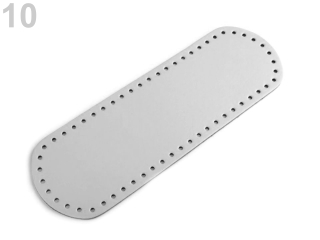 Dno na kabelku 10x30cm 10 světle šedá - skladem 4ks 