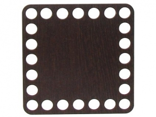 Dno čtverec 10cm wenge