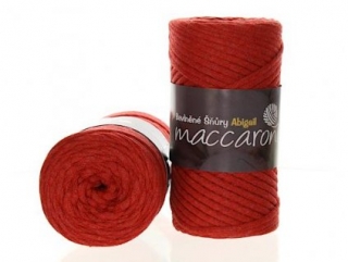 Cord Abigail 3mm 12 cihlově červená