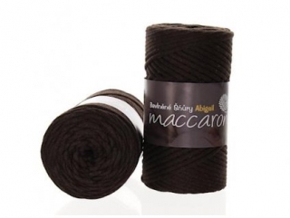 Cord Abigail 3mm 31 tmavě hnědá