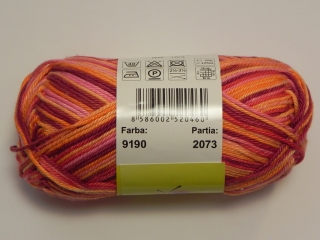 Camila Natural Multicolor 9190 bordo oranžovo růžová