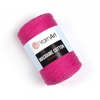 Macrame Cotton 771 sytě růžová