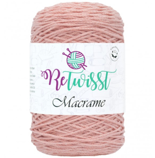 Macrame ReTwisst 27 broskvová - skladem 2ks