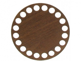 Dno 10cm kruh walnout