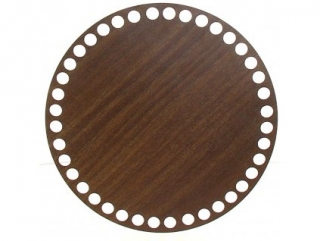 Dno 17cm kruh walnut