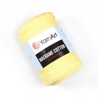 Macrame Cotton 754 světle žlutá