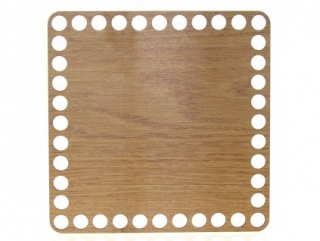 Dno čtverec 15cm dub