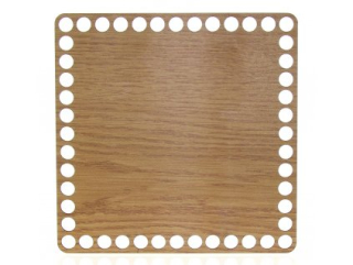 Dno čtverec 17cm dub
