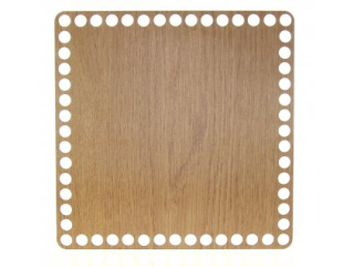 Dno čtverec 20cm dub