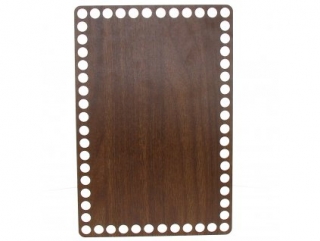 Dno obdélník 24x16cm walnut