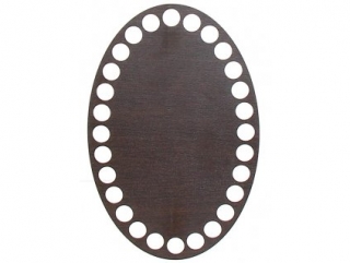 Dno ovál 10x15cm wenge