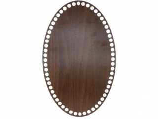 Dno ovál 20x32cm walnut