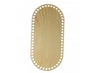 Dno ovál 14x28,5cm borovice