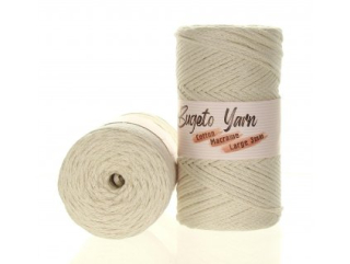 Cotton Macrame Large 3mm 702 krémová