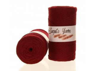 Cotton Macrame Large 3mm 906 bordo