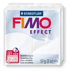 FIMO EFFECT 014 transparentní bílá 