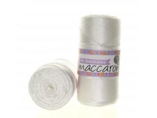 PP Macrame Lurex 01P bílá - skladem 3ks