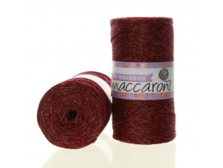 PP Macrame Lurex 1560 bordo - skladem 1ks