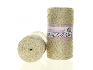 PP Macrame Lurex 275 krémová - skladem 2ks