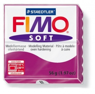 FIMO SOFT 61 purpurová