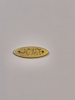 Hand Made 30x10mm zlato plast