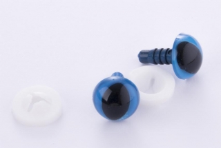 Bezpečnostní oči 12mm kočičí modré