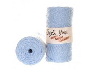 Cotton Macrame Large 3mm 201 světle modrá
