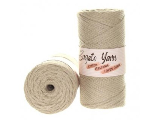 Cotton Macrame Large 3mm 307 béžová