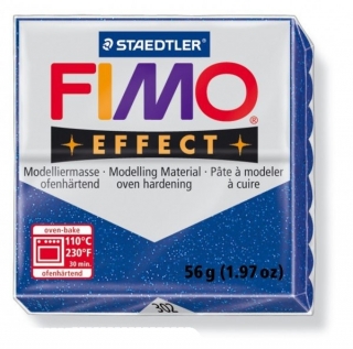 FIMO EFFECT 302 třpytivě modrá